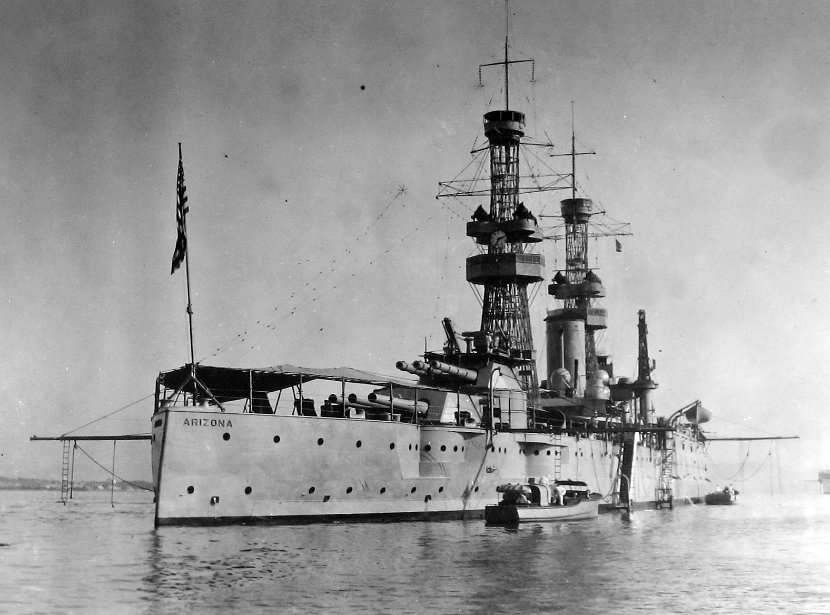 USS Arizona Stern View 