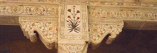Column at Taj Mahal
