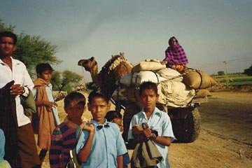kids in village india
