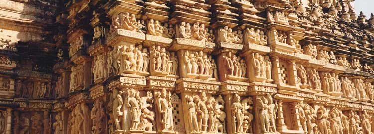 Carvings on Hindu Temple