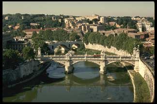 Bridge over Tiber River