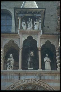 Courtyard Colleoni Chapel Bergamo