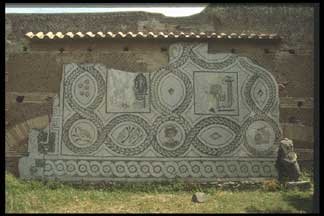 Floor Mosaic, Insula A Del Dipinti, Ostia