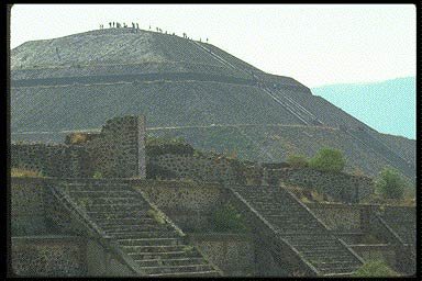Stairway at Teotihuacan