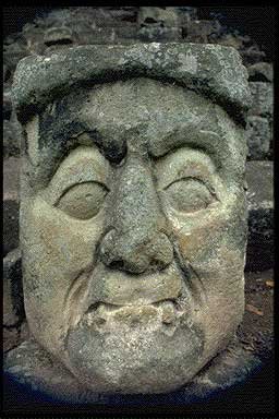 head relief carving