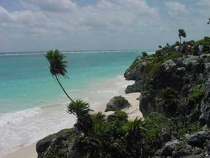 Tulum with view of ocean