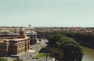 Overlooking rome