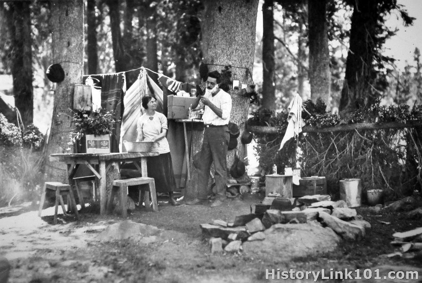Sunday morning Lake Basin Public Camp