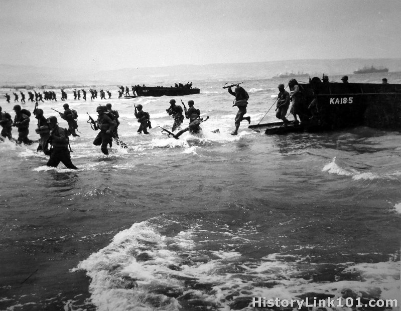 The Invaders Hit the Beach