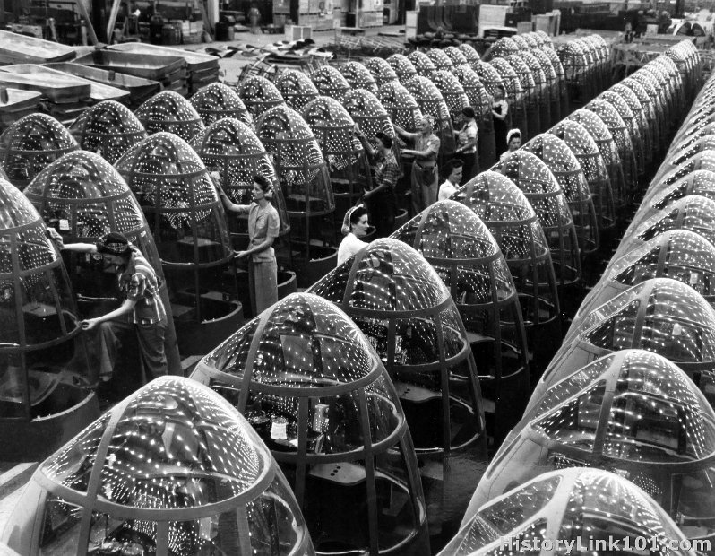  Noses of America's fighting Planes at Douglas Aircraft Company 