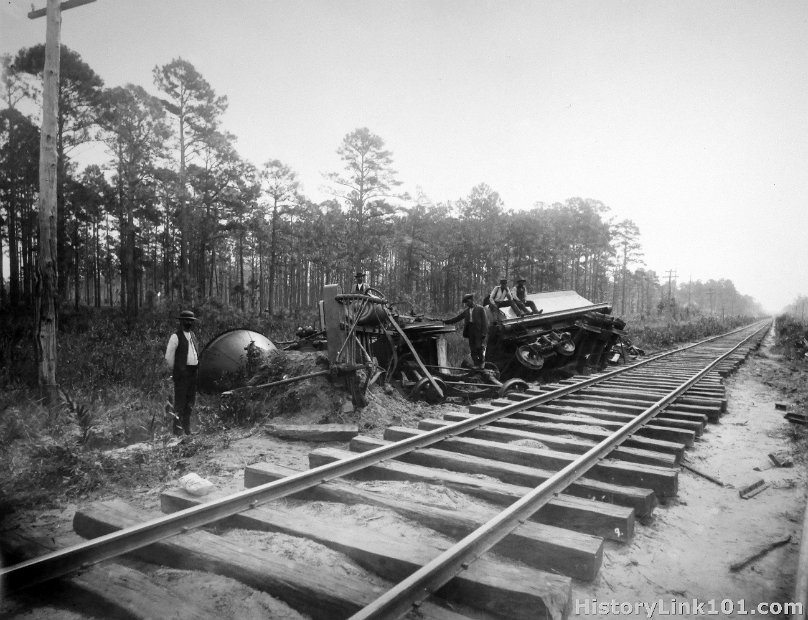 Derailed Locomotive