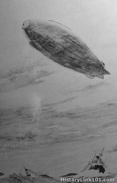 Sketch of air ship called 