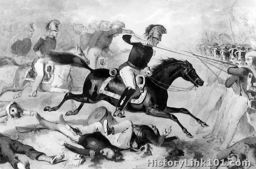 Gallant charge of the Kentuckians 