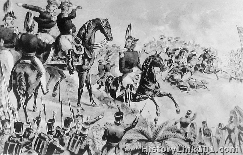 Genreal Taylor at Battle of Buena Vista