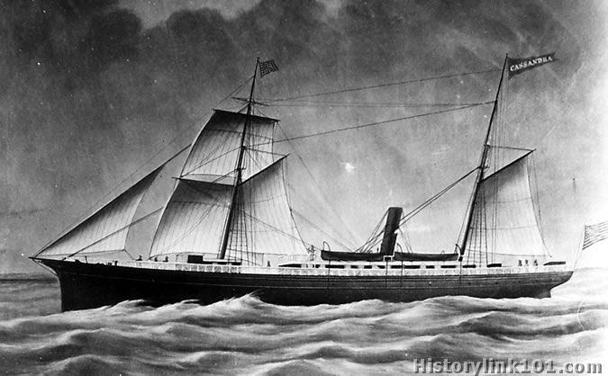 USS Cassandra at sea