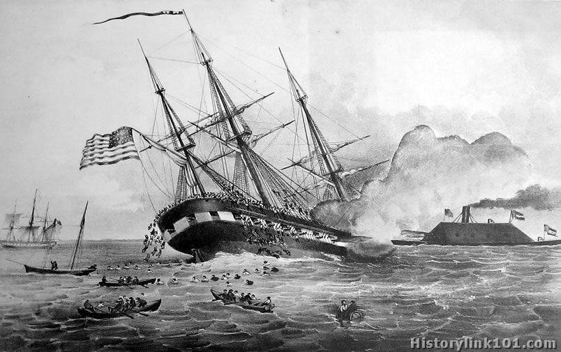 Sinking of the "Cumberland"