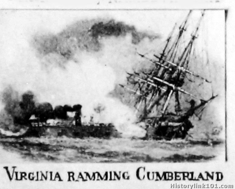 Virginia ramming Cumberland