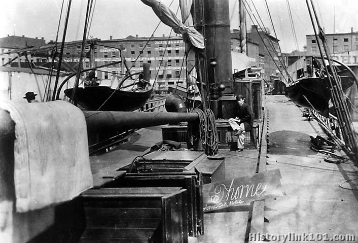 USS Thorne deck view