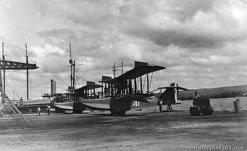 Navy Seaplanes at Pearl Harbor 