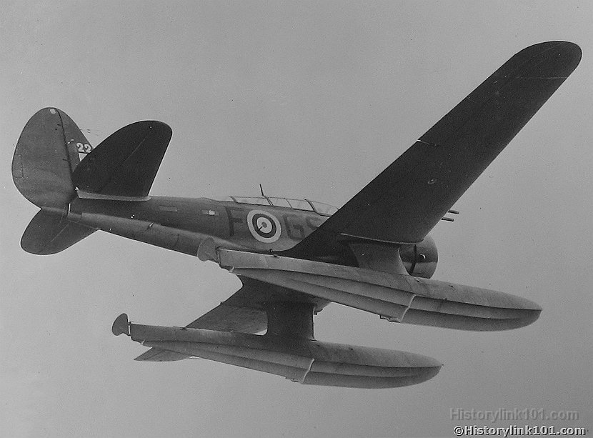 Northrop Pontoon fight plane 