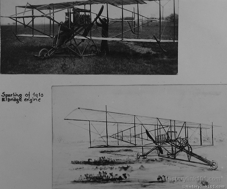 Sparling Airplane 1910 