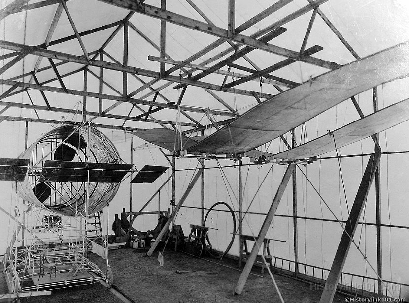 Dr A. Rudolph Silverston's Airplane July 1907 