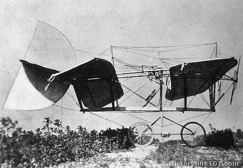Side view of Montgomery Double Monoplane Glider 