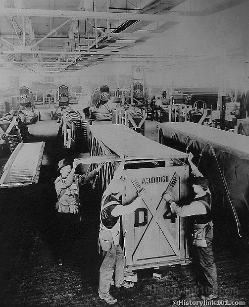 Plane packed for shipping