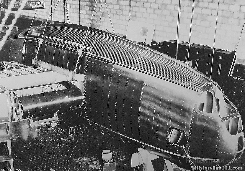 Fuselage construction of B-10b 