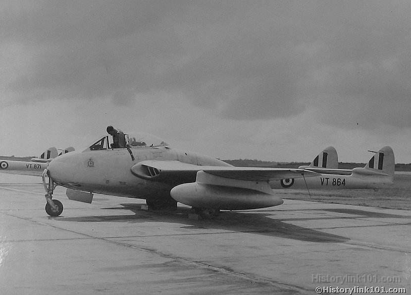 British Vampire Jet Aircraft