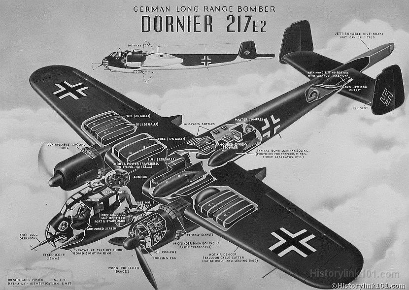 Dornier 217e2 illustration