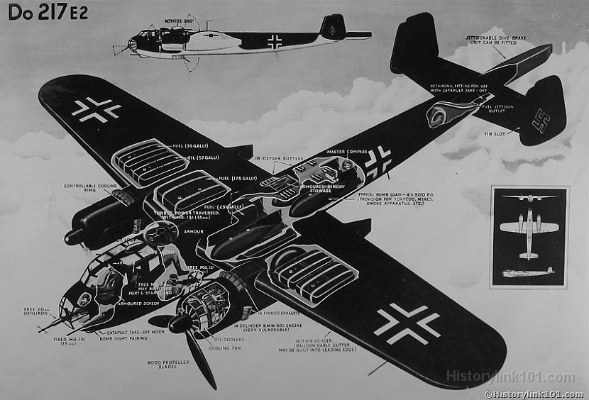 Dornier 217e2 illustration