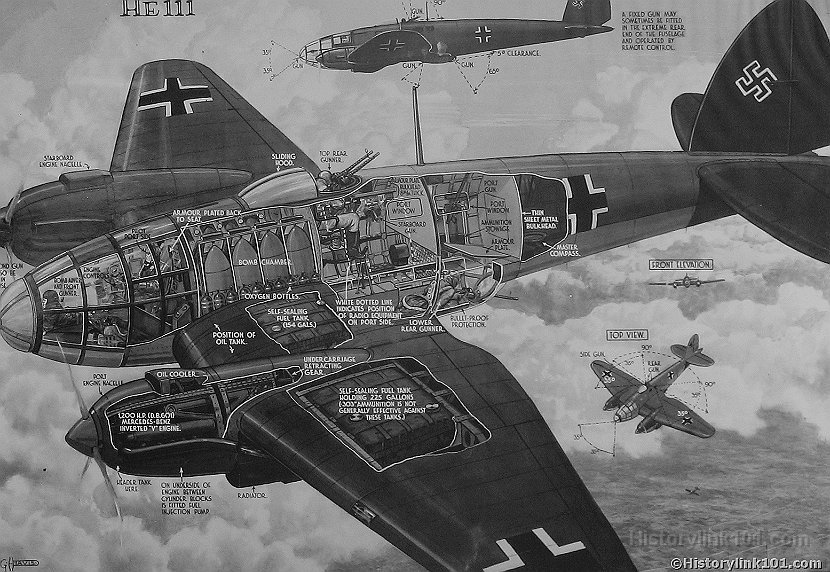 Hienkel He 111 Illustration
