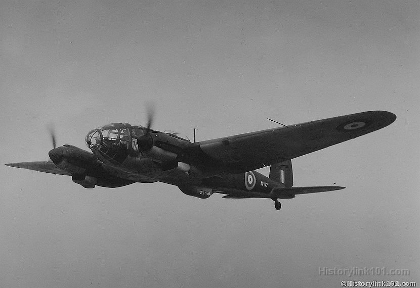 Hienkel III Bomber in air