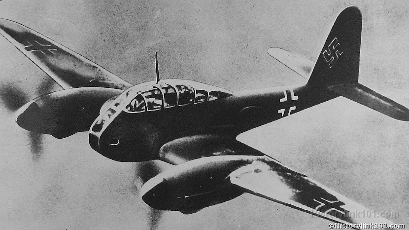 Messerschmitt me 210 side view