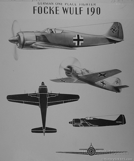 Illustration of Focke Wulf FW190