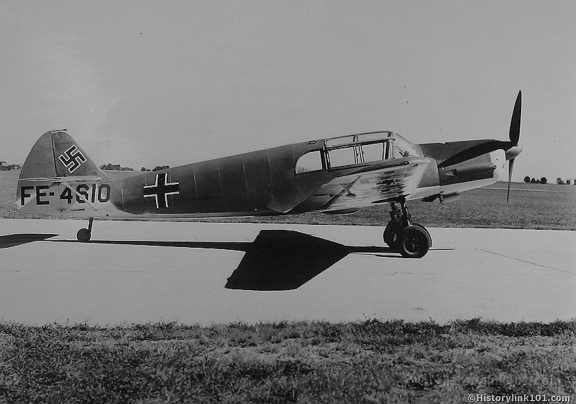Messerschmitt Me-108 side view 