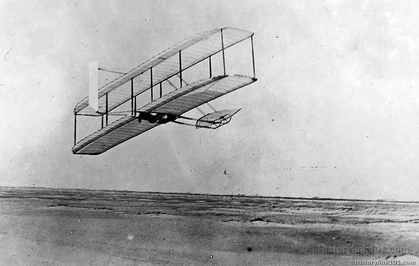 Gliding Flight, Wright Glider, Kitty Hawk, NC 1902