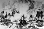 Naval Sailing Ships Battle Scenes