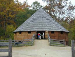 Treshing Barn on Mount Vernon in Near Washington D.C.