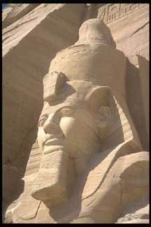 Head of Ramsses II at Abu Simbel