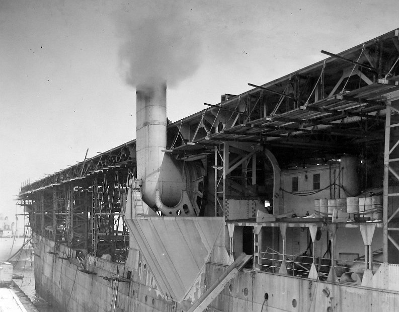 Port Stack USS Langley