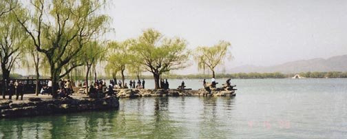 water around summer palace of China