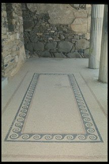 mosaic floor at delos