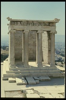 ionic style greek temple
