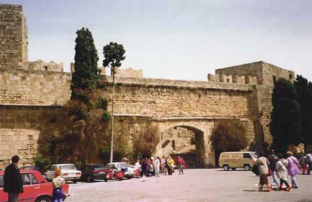 wall on Isalnd of Rhodes