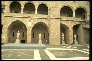Castle of Knights on Island of Rhodes