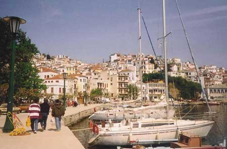 skopelos harbor