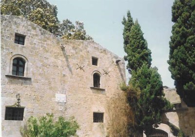 walled fort of rhodes
