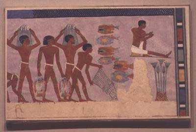 food gathering ancient egypt